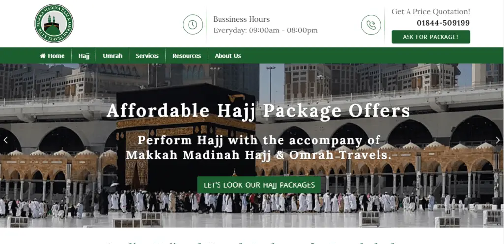 Makka Madina Hajj and Umrah Services Ltd