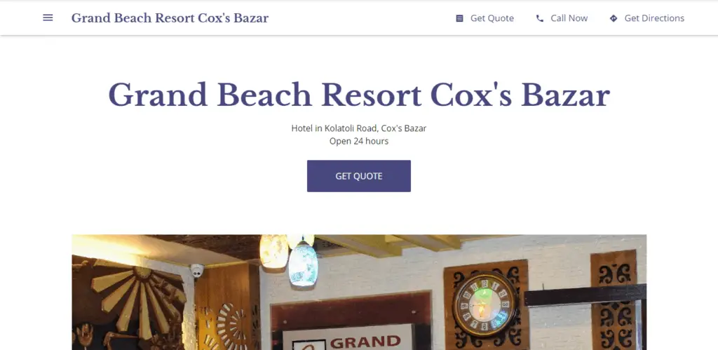 Grand Beach Resort Cox's Bazar