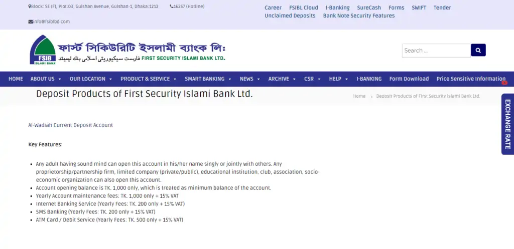 FSIBL Fixed Deposit