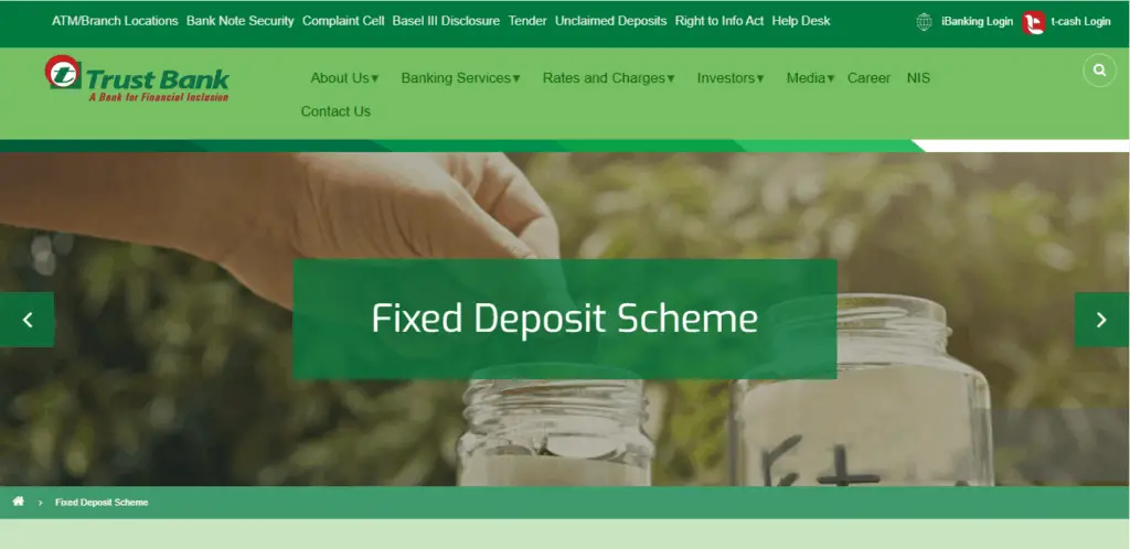 Trust Bank Fixed Deposit