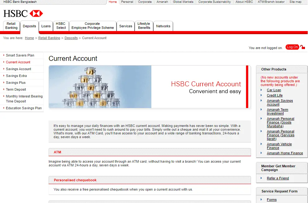 HSBC Bank Current Account