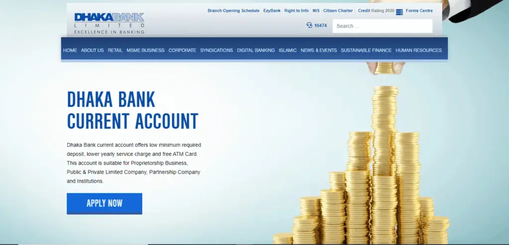 Dhaka Bank Current Account